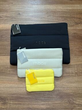 RHODE bundle of 3 makeup bags Brand new